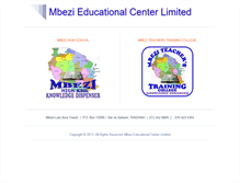 Tablet Screenshot of mbezieducationalcenter.com